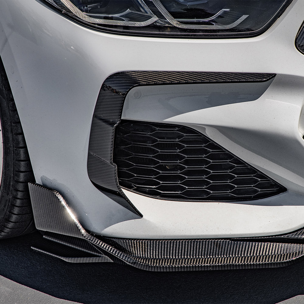 CARBON FIBER FRONT VENT TRIMS FOR BMW 8 SERIES G16