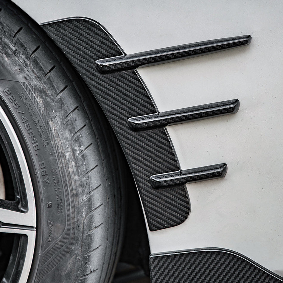 BMW G22 G23 CARBON FIBER REAR SIDE SPATS