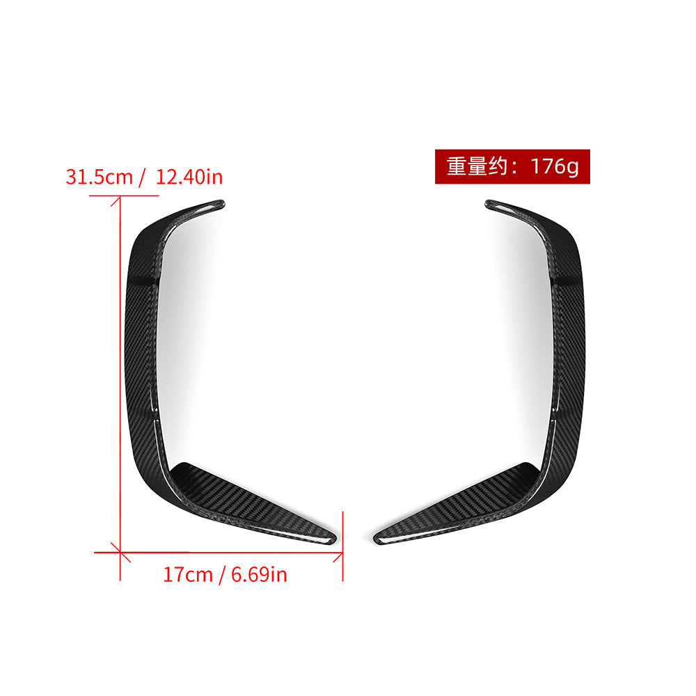 BMW G22 4 SERIES CARBON REAR TIRMS