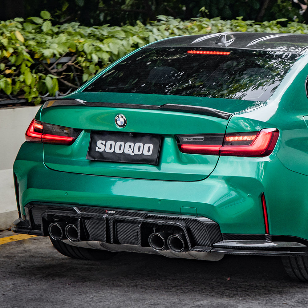 BMW M3 G80 CARBON FIBER REAR DIFFUSER