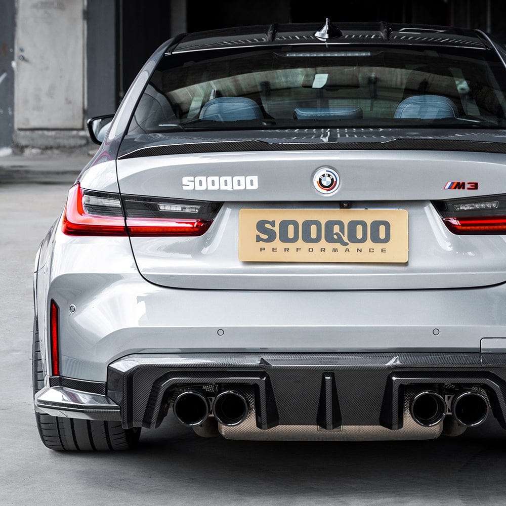 BMW G80 M3 CARBON REAR DIFFUSER