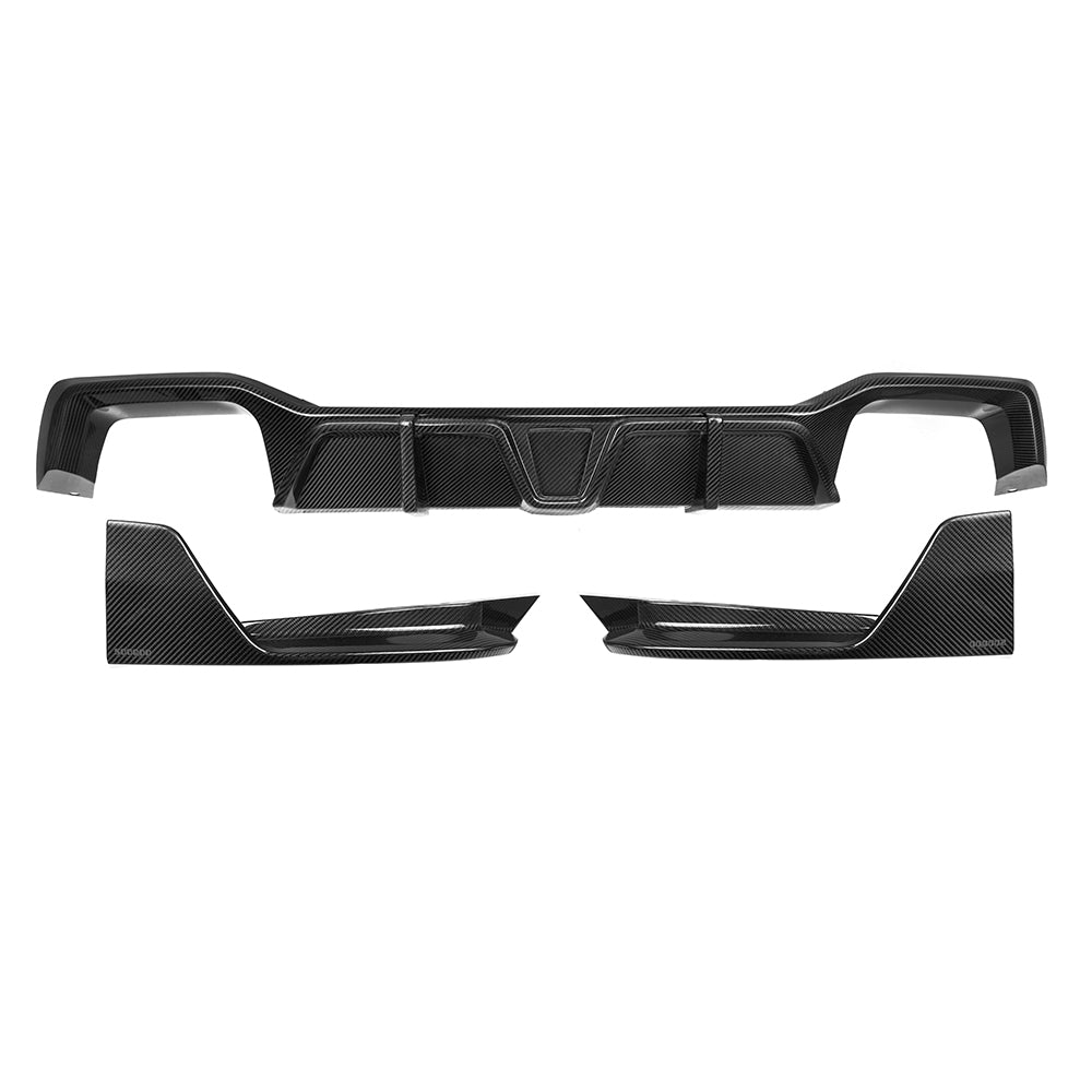 X4M F98 LCI CARBON FIBER REAR DIFFUSER