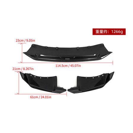 BMW G05 FACELIFT X5 FRONT SPLITTER