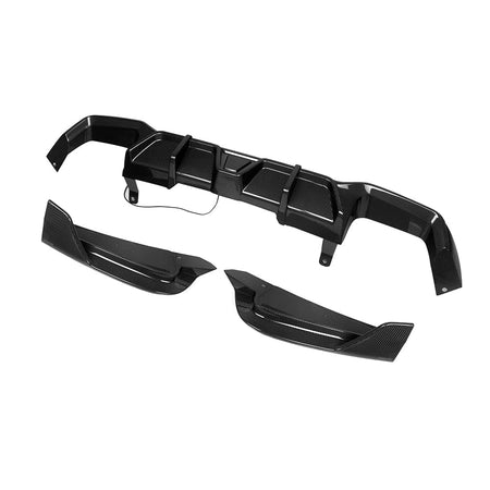 BMW G02 LCI X4 CARBON DIFFUSER W/BRAKE LIGHT