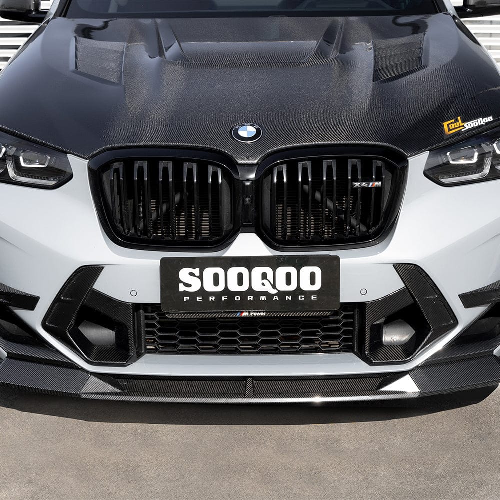 F98 LCI X4M CARBON FRONT LIP