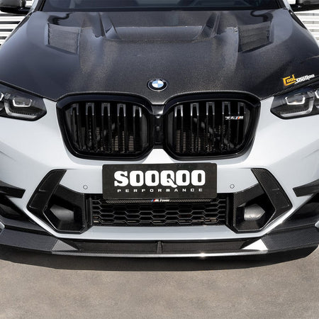 F98 LCI X4M CARBON FRONT LIP