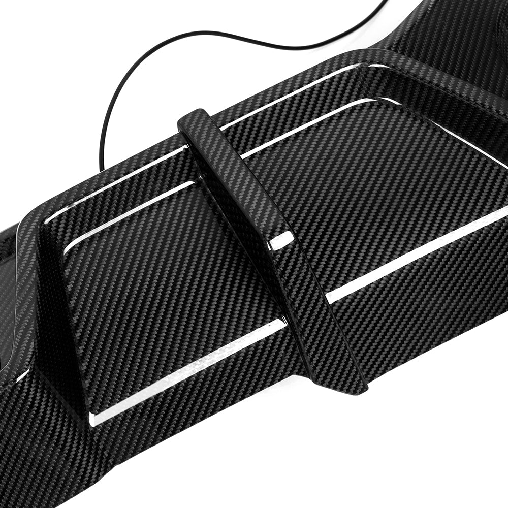 F98 X4M LCI REAR DIFFUSER W/BRAKE LIGHT