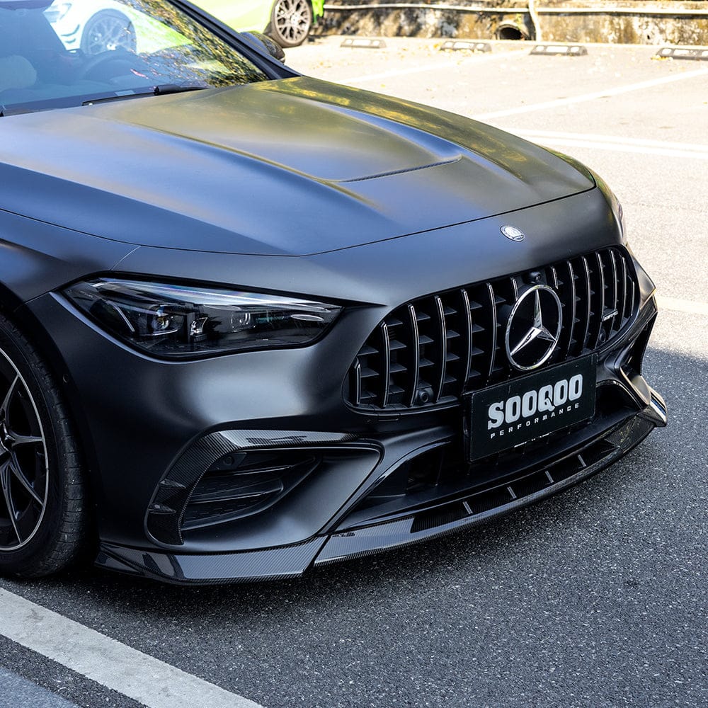 MERCEDES BENZ CLE 53 C236 FIBER FRONT LIP