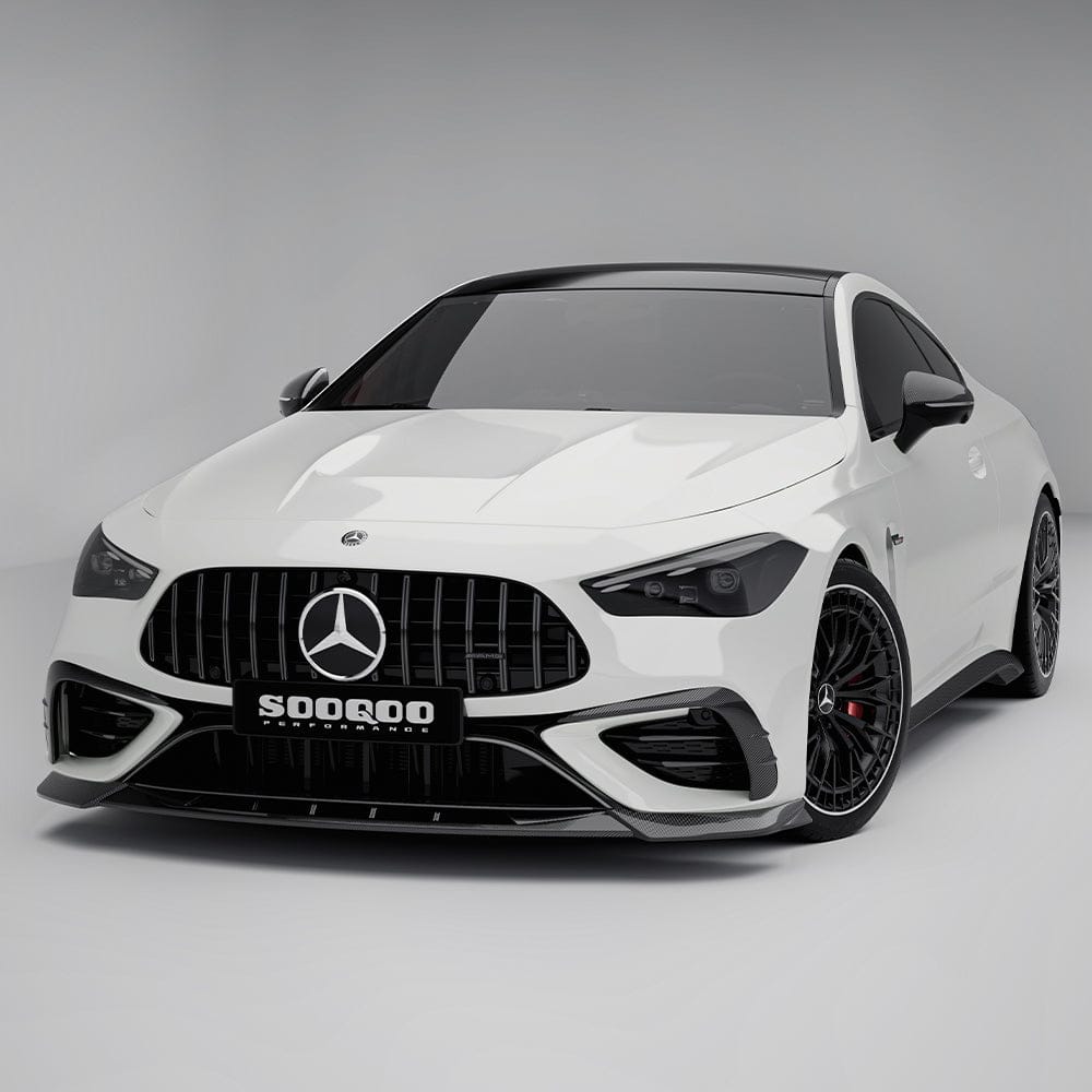 MERCEDES BENZ CLE 53 C236 CARBON FRONT SPLITTER