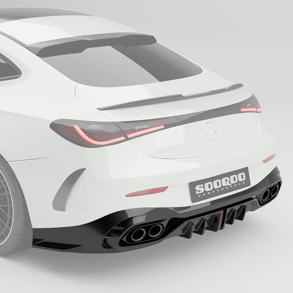 MERCEDES BENZ CLE 53 C236 CARBON REAR DIFFUSER