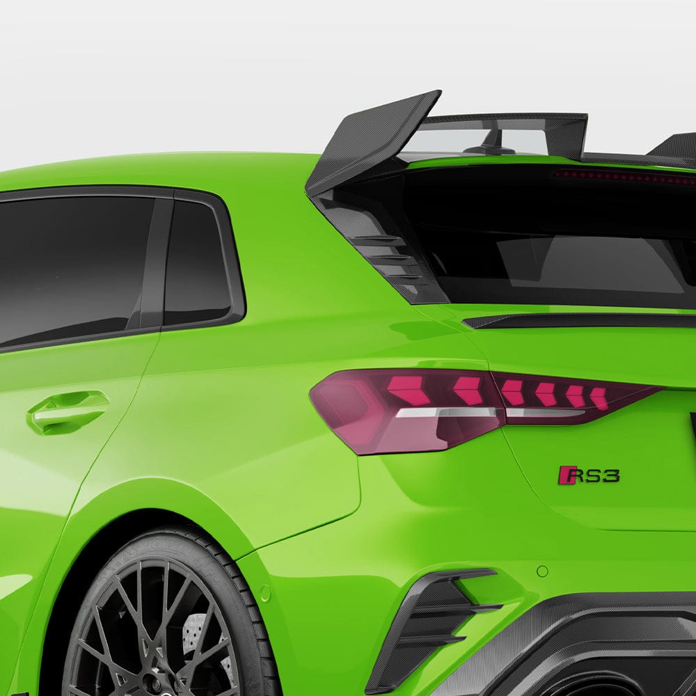 AUDI RS3 Sportback 8Y Carbon Fiber Rear Window Fins