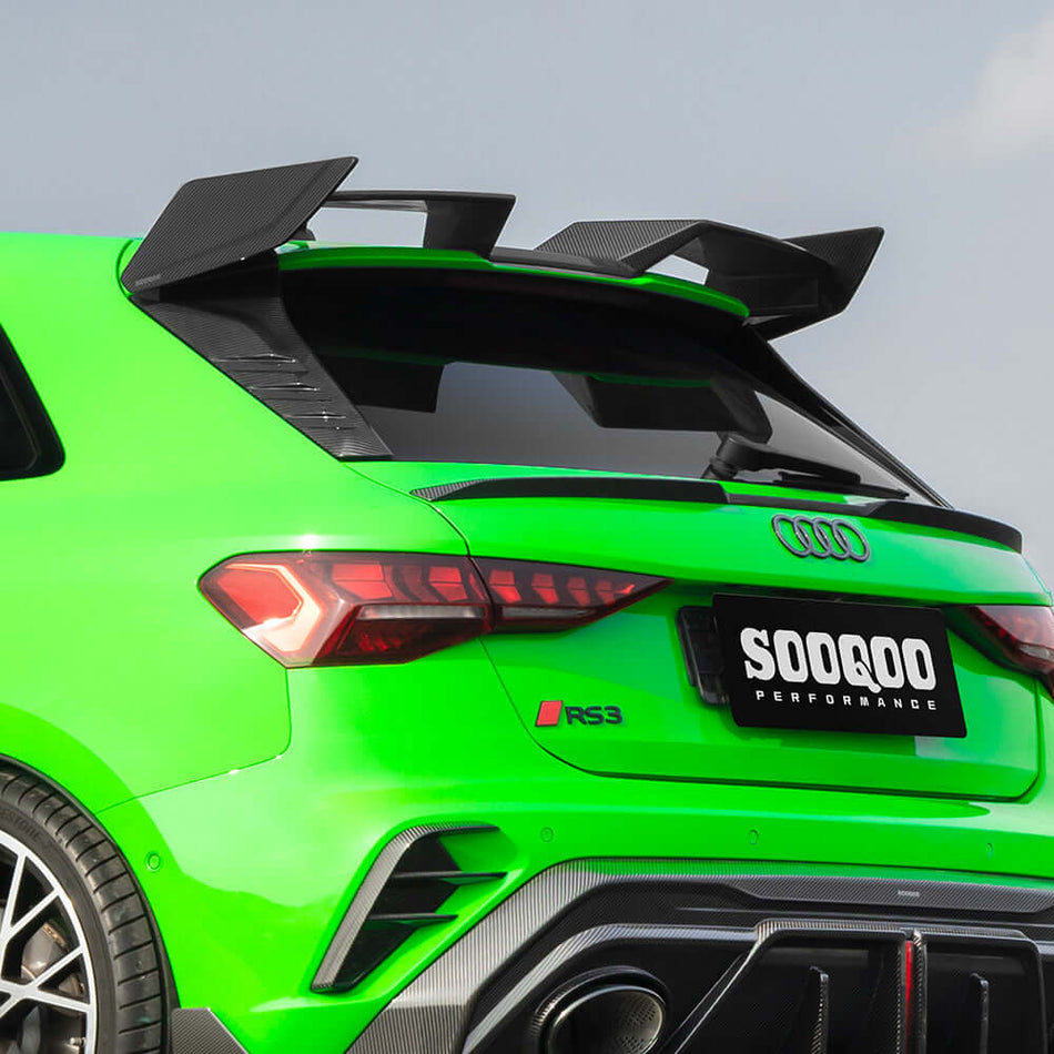 AUDI RS3 Sportback 8Y Facelift Carbon Top Spoiler