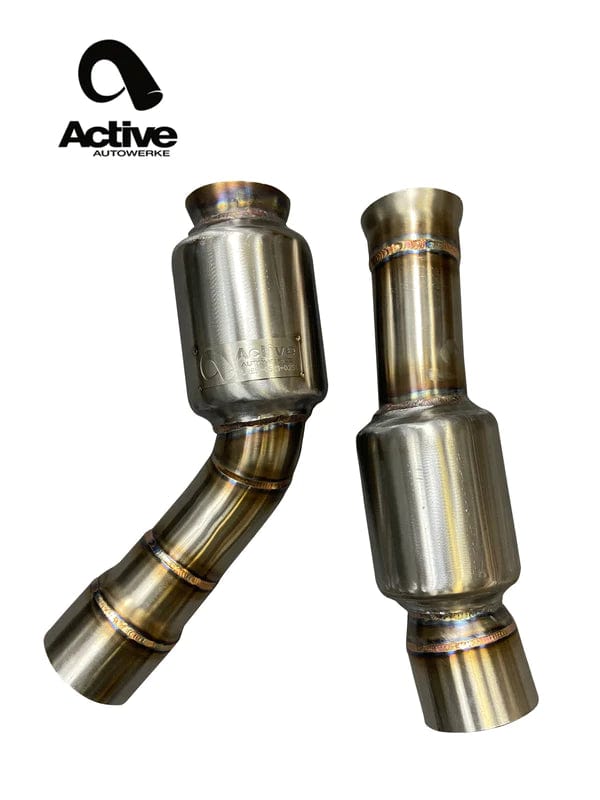 Active Autowerke Exhaust Equal Length Mid Pipe 2/ Resonated AWE Switchpath Custom Connection Active Autoworke Equal Length Mid Pipe Kit - BMW F80 / F82 M3 / M4