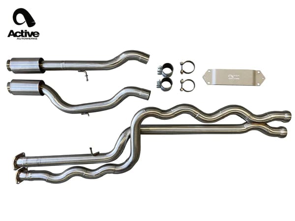 Active Autowerke Exhaust Equal Length Mid Pipe w/ Resonated Pipes Active Autoworke Equal Length Mid Pipe Kit - BMW F80 / F82 M3 / M4