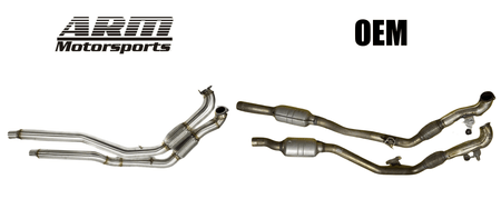 ARM Motorsports Exhaust Audi B9 S4 S5 3.0T 3" Midpipes