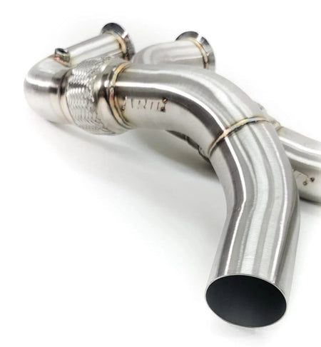 ARM Motorsports Exhaust BMW 750i M850i X5 X6 X7 N63R/N63B 3" CATLESS DOWNPIPES