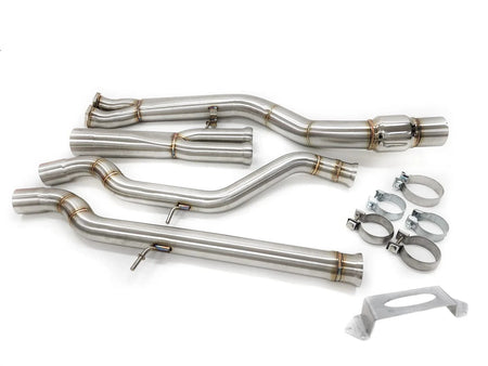 ARM Motorsports Performance BMW S55 MIDPIPE UPGRADE - 3.5" RESONATED