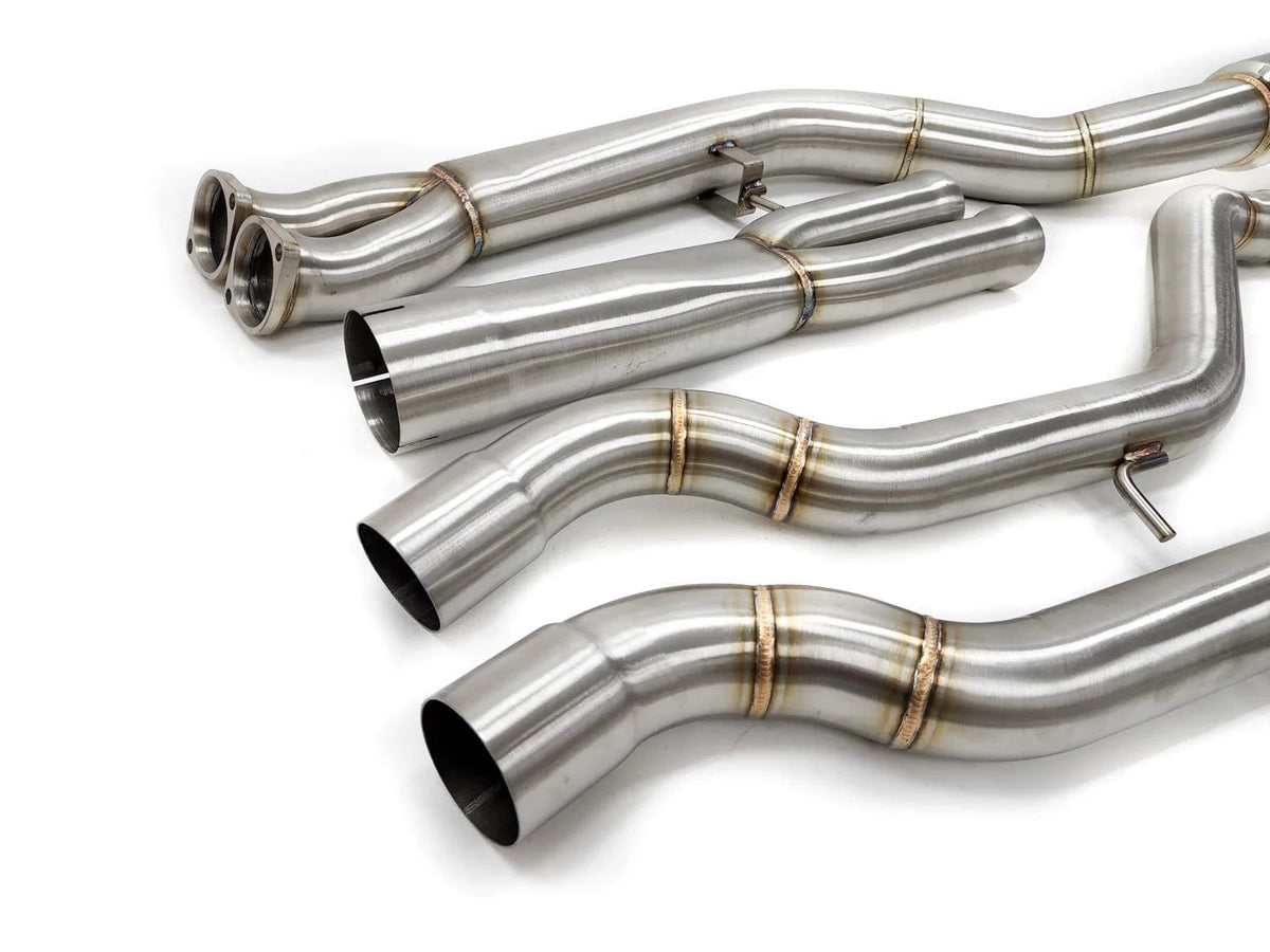 ARM Motorsports Performance BMW S55 MIDPIPE UPGRADE - 3.5" RESONATED