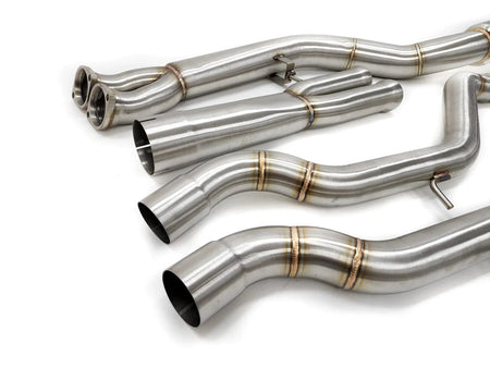 ARM Motorsports Performance BMW S55 MIDPIPE UPGRADE - 3.5" RESONATED
