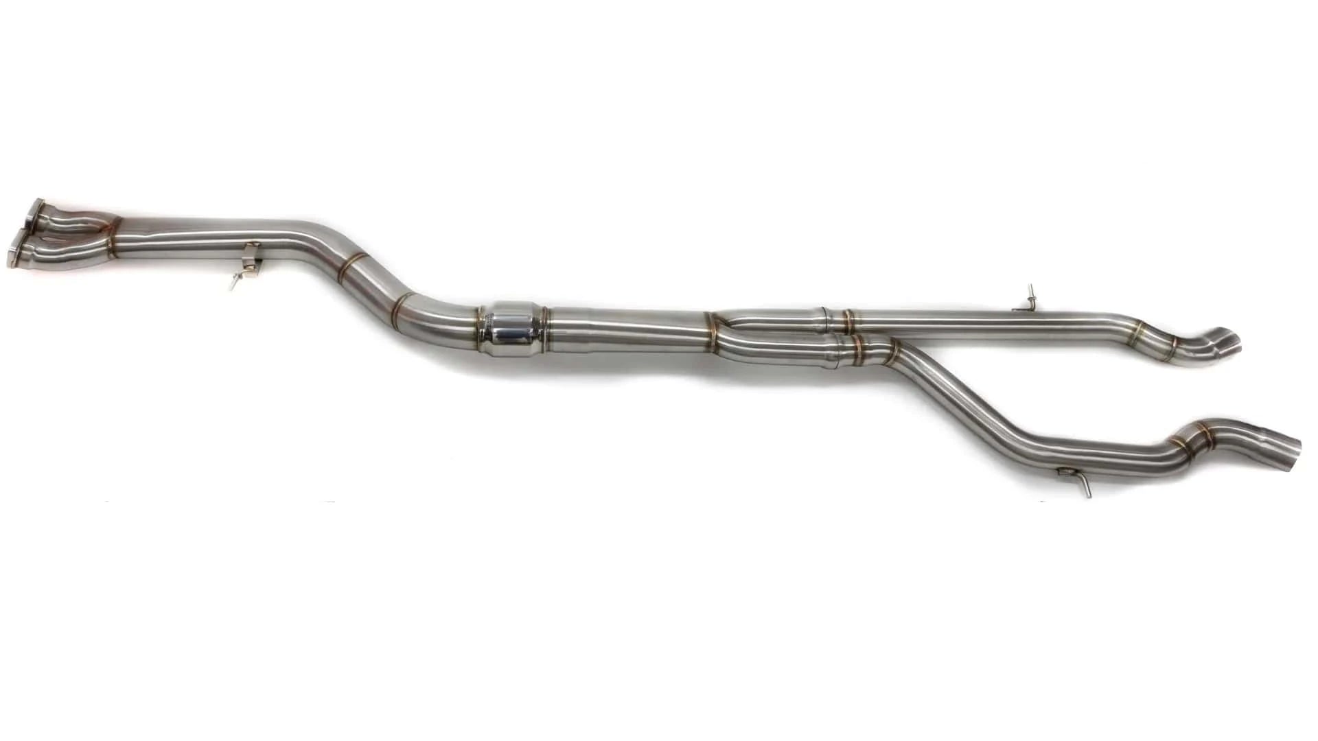 ARM Motorsports Performance BMW S55 MIDPIPE UPGRADE - 3.5" RESONATED