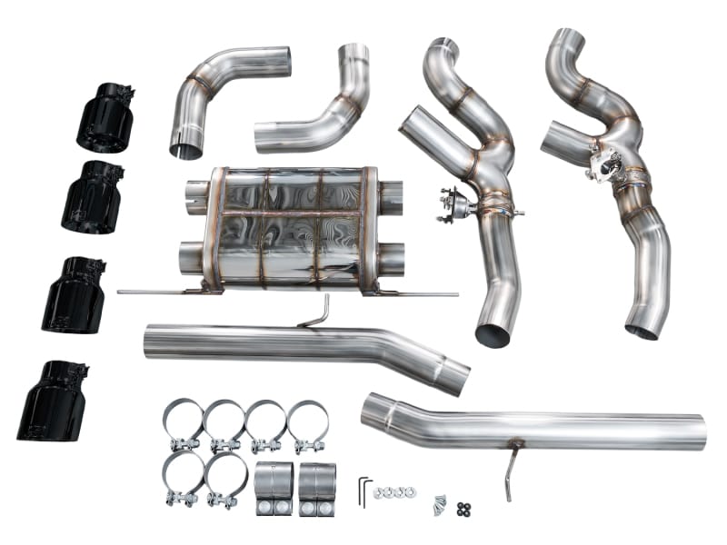 AWE Tuning Axle Back AWE Tuning 20-25 BMW X3 M/M Comp (F97) AWD SwitchPath Axle-Back Exhaust - Diamond Black Tips