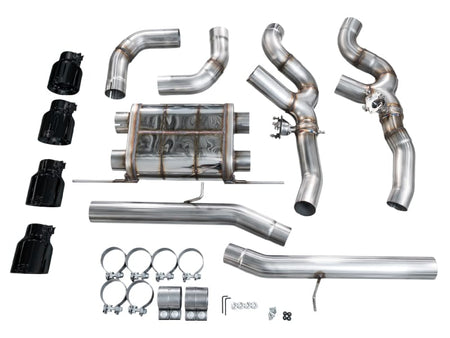 AWE Tuning Axle Back AWE Tuning 20-25 BMW X3 M/M Comp (F97) AWD SwitchPath Axle-Back Exhaust - Diamond Black Tips