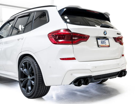 AWE Tuning Axle Back AWE Tuning 20-25 BMW X3 M/M Comp (F97) AWD SwitchPath Axle-Back Exhaust - Diamond Black Tips