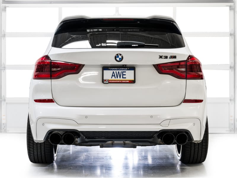 AWE Tuning Axle Back AWE Tuning 20-25 BMW X3 M/M Comp (F97) AWD SwitchPath Axle-Back Exhaust - Diamond Black Tips