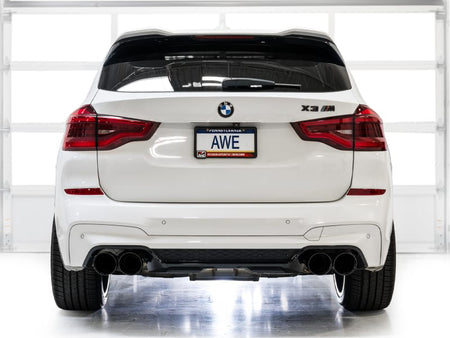 AWE Tuning Axle Back AWE Tuning 20-25 BMW X3 M/M Comp (F97) AWD SwitchPath Axle-Back Exhaust - Diamond Black Tips