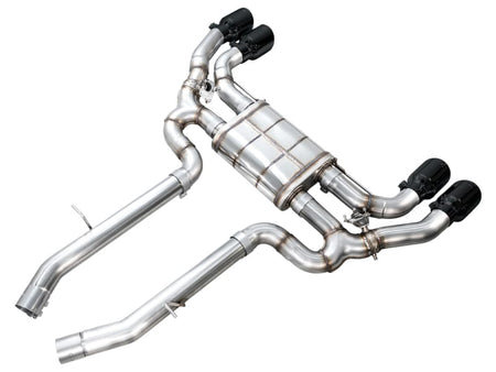 AWE Tuning Axle Back AWE Tuning 20-25 BMW X3 M/M Comp (F97) AWD SwitchPath Axle-Back Exhaust - Diamond Black Tips
