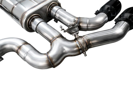 AWE Tuning Axle Back AWE Tuning 20-25 BMW X3 M/M Comp (F97) AWD SwitchPath Axle-Back Exhaust - Diamond Black Tips