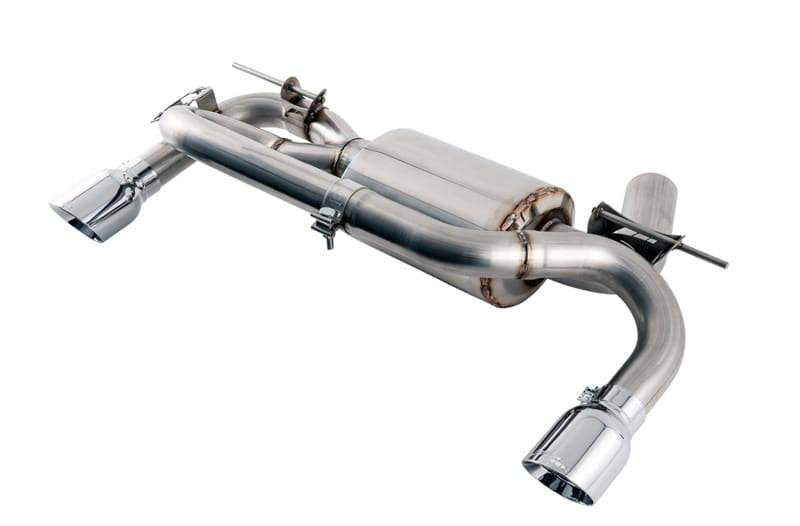 AWE Tuning Axle Back AWE Tuning BMW F3X 340i Touring Edition Axle-Back Exhaust - Chrome Silver Tips (90mm)