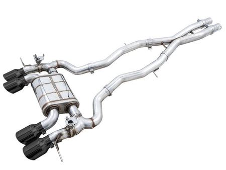 AWE Tuning Catback AWE SwitchPath Catback Exhaust for BMW G8X M3/M4 - Diamond Black Tips
