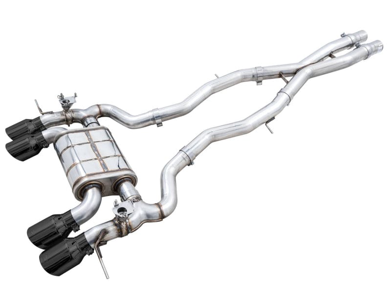 AWE Tuning Catback AWE SwitchPath Catback Exhaust for BMW G8X M3/M4 - Diamond Black Tips