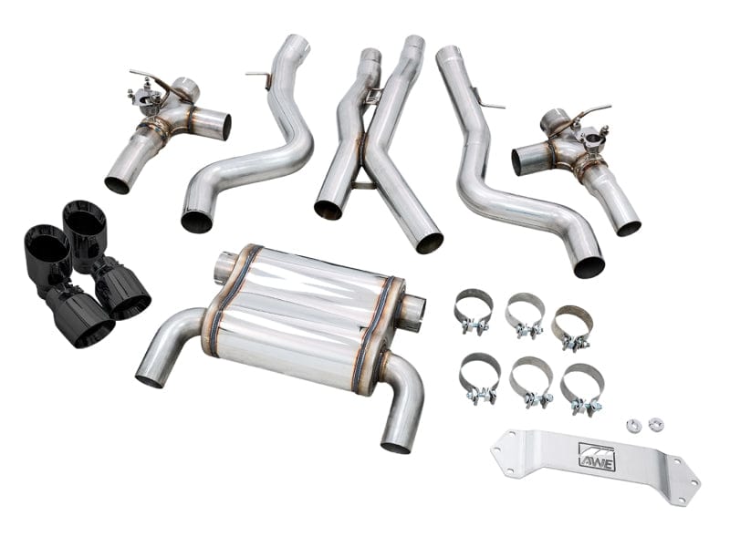 AWE Tuning Catback AWE Tuning BMW F8X M3/M4 SwitchPath Catback Exhaust - Diamond Black Tips
