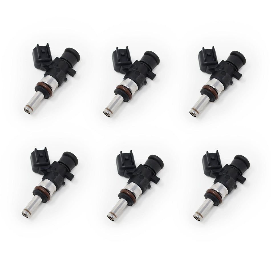 Black Market Parts Fuel Injectors 1300cc 6pk Bosch Flow Matched Injectors US CAR Connector