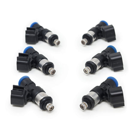 Black Market Parts Fuel Injectors 950cc 6pk Bosch Flow Matched Injectors US CAR Connector