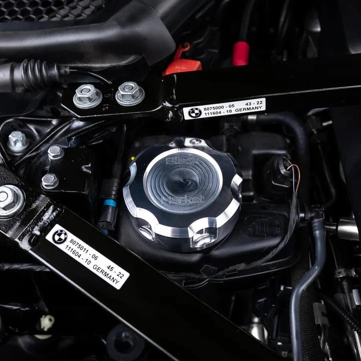 Black Market Race Engine Bay Black Market Race B58 / S58 Coolant Reservoir Cap Set (2020+)
