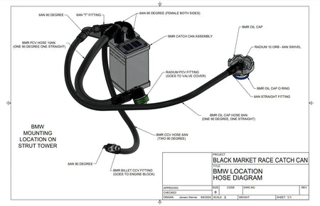 Black Market Race Oil Catch Cans The Black Market B58 Gen 2 Catch Can