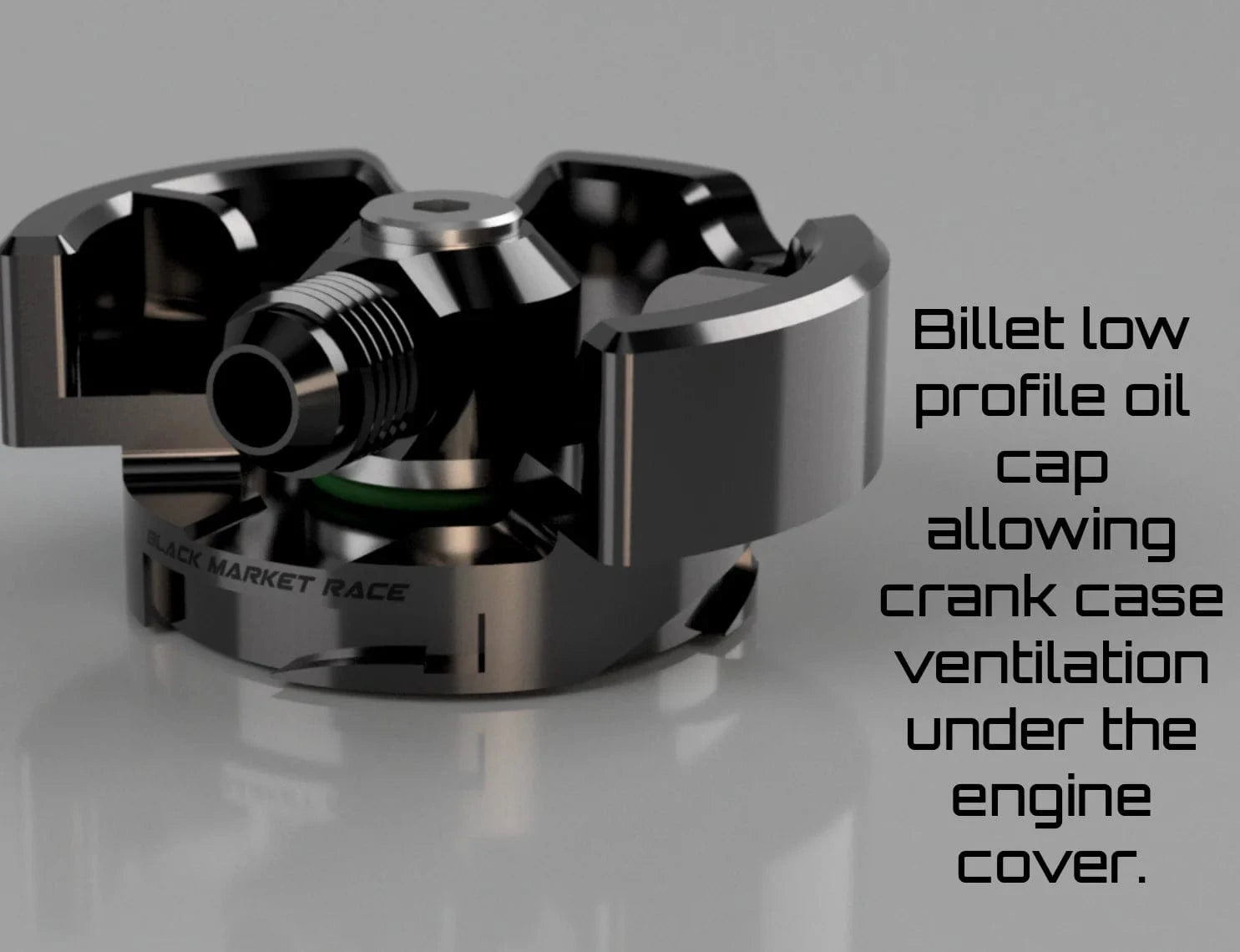 Black Market Race Performance Gen 2 B58 / S58 Oil Cap Breather Vent