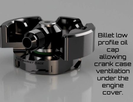 Black Market Race Performance Gen 2 B58 / S58 Oil Cap Breather Vent