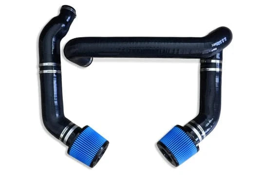 Burger Motorsports Performance Blue Filters / X4M/X3M Front Mount BMS Silicone S58 BMW Performance Intakes