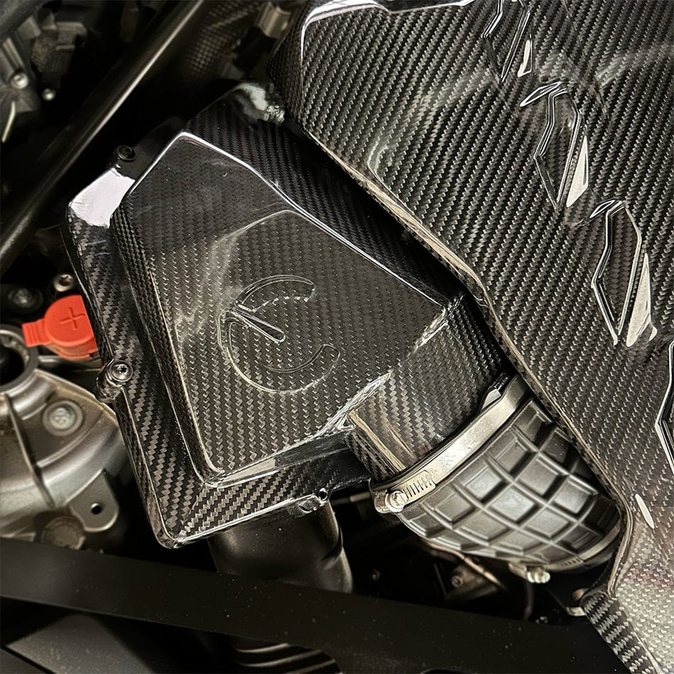 CarBahn Air Filters, Intakes & Cooling Carbon Fiber Cold Air Intake Kit | BMW X5M/X6M