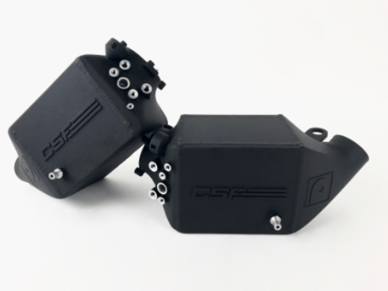 CSF Intercoolers CSF 12-16 BMW M5 (F10) / 12-18 BMW M6 (F06/F12/F13) Twin Charge-Air-Cooler Set - Crinkle Black