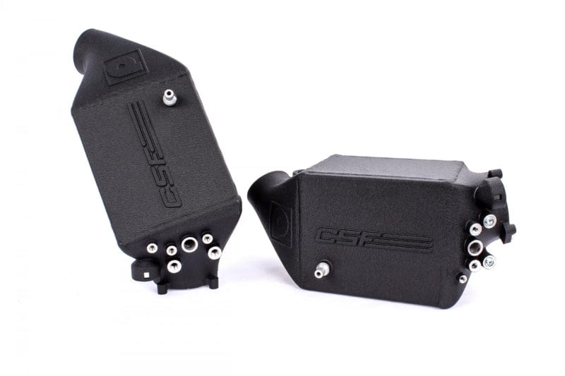 CSF Intercoolers CSF 12-16 BMW M5 (F10) / 12-18 BMW M6 (F06/F12/F13) Twin Charge-Air-Cooler Set - Crinkle Black