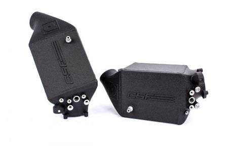 CSF Intercoolers CSF 12-16 BMW M5 (F10) / 12-18 BMW M6 (F06/F12/F13) Twin Charge-Air-Cooler Set - Crinkle Black