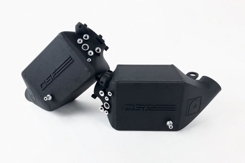 CSF Intercoolers CSF 12-16 BMW M5 (F10) / 12-18 BMW M6 (F06/F12/F13) Twin Charge-Air-Cooler Set - Crinkle Black