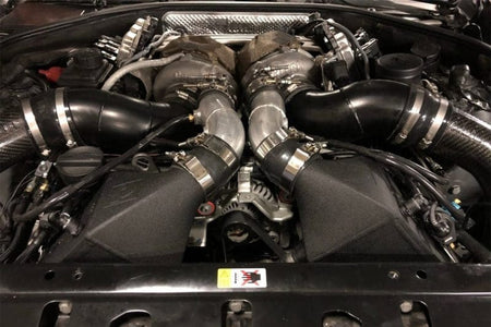 CSF Intercoolers CSF 12-16 BMW M5 (F10) / 12-18 BMW M6 (F06/F12/F13) Twin Charge-Air-Cooler Set - Crinkle Black