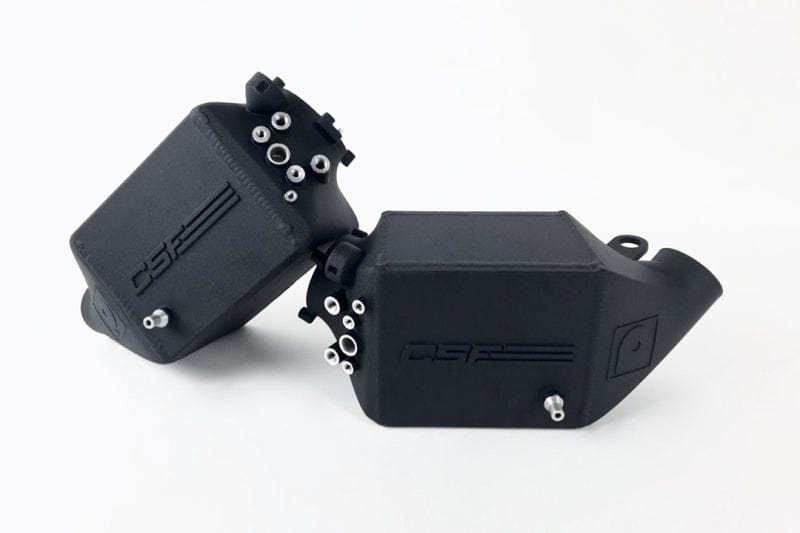 CSF Intercoolers CSF 12-16 BMW M5 (F10) / 12-18 BMW M6 (F06/F12/F13) Twin Charge-Air-Cooler Set - Crinkle Black