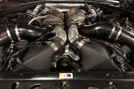 CSF Intercoolers CSF 12-16 BMW M5 (F10) / 12-18 BMW M6 (F06/F12/F13) Twin Charge-Air-Cooler Set - Crinkle Black